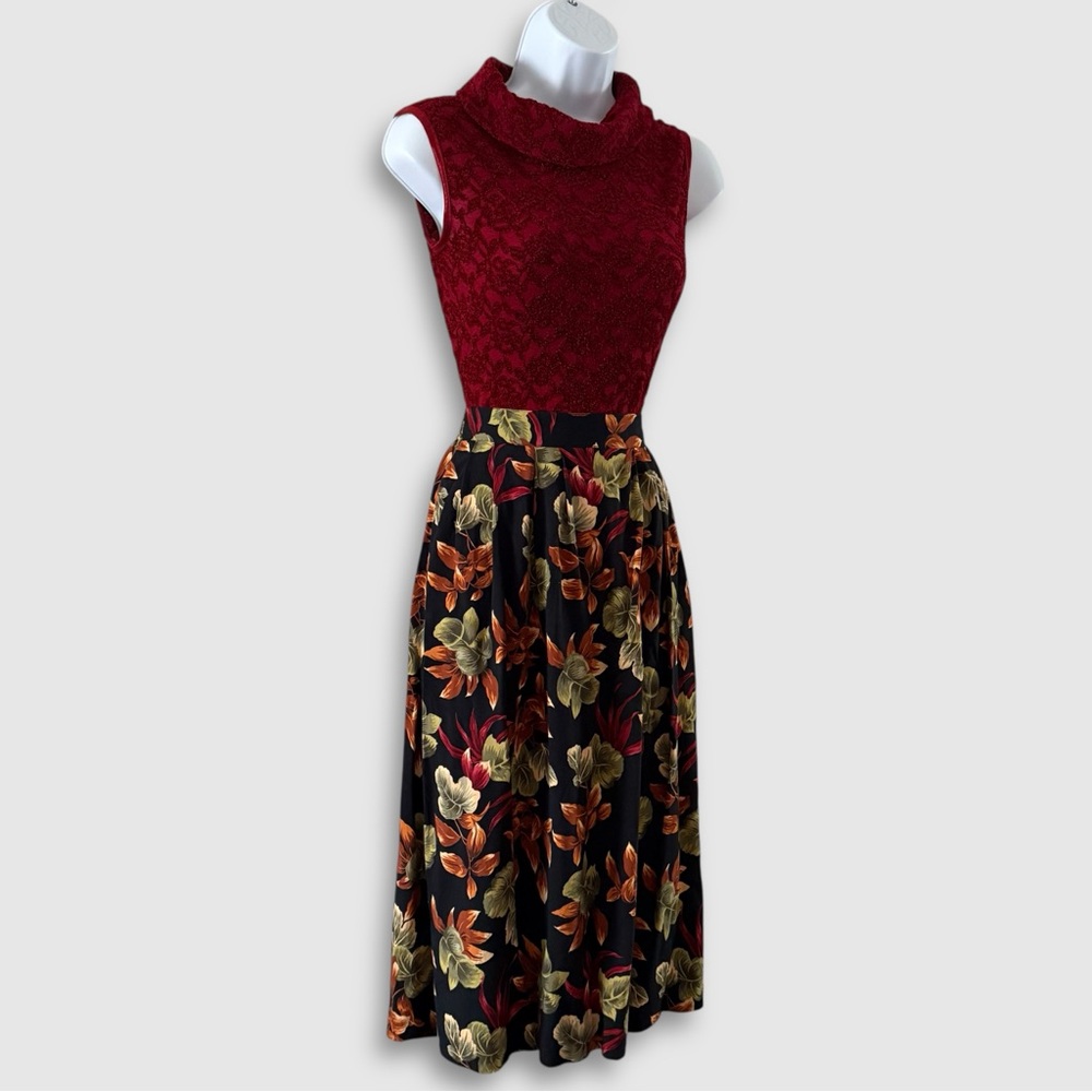 Sag Harbor Floral Midi Skirt